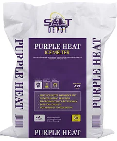 [F83550] PURPLE HEAT ICE MELT 50 LB SACK