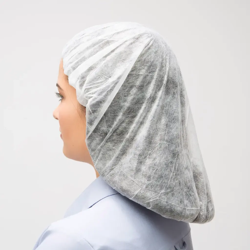 [FS10161] HAIRNET BOUFFANT CAP 24" WHITE 1000/CS