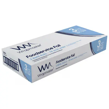 [FS01521] WRAPMASTER ALUMINUM FOIL REFILL 18 X 500 3RL/CS