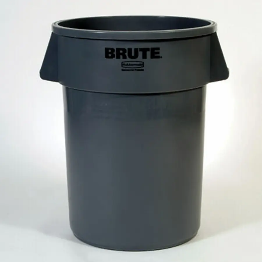 32 GAL BRUTE GRAY WASTEBASKET 6 EA/CS