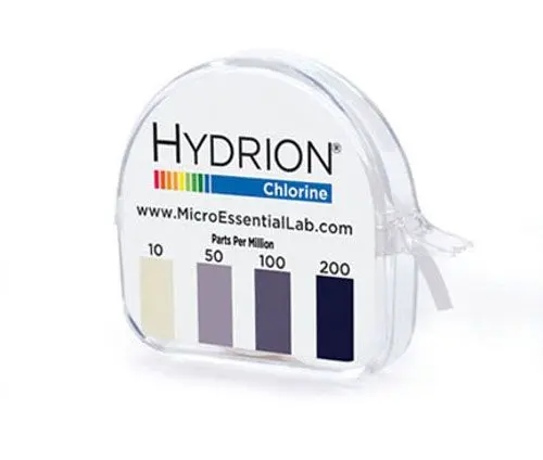 [FS54001] HYDRION CHLORINE TEST STRIPS CM240 2RLS/BX