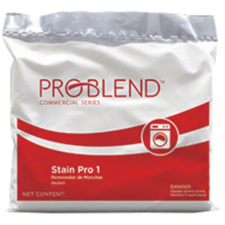 PRO BLEND STAIN PRO 1 LAUNDRY REWASH PACKET FOR WHITES 10/CS