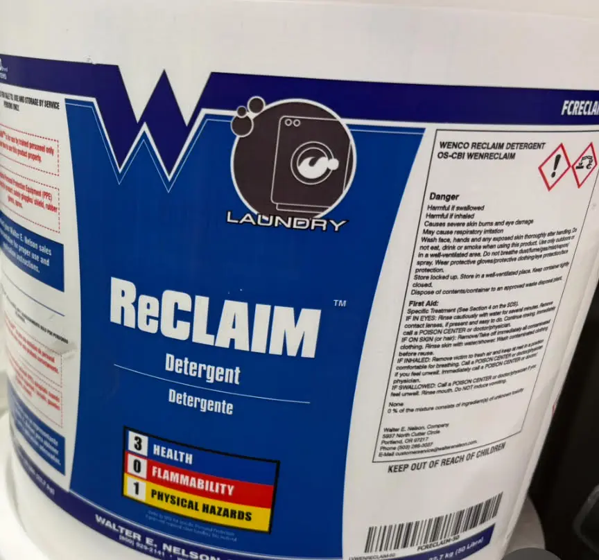[C10098] ReCLAIM LAUNDRY POWDERED DETERGENT 5 GL DM
