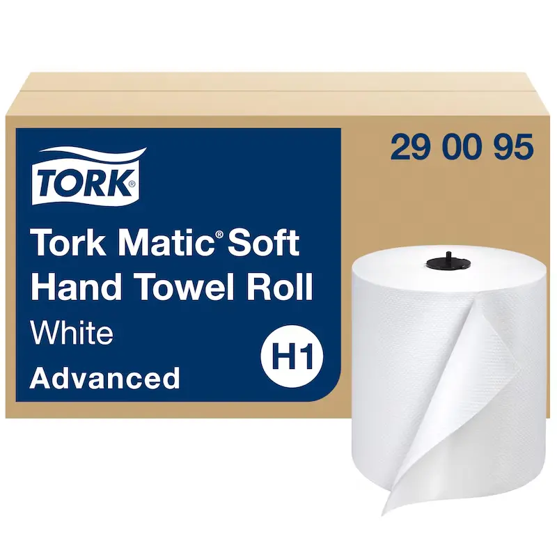 [P30803] 29 00 95 TORK MATIC SOFT HAND TOWEL ROLL WHITE H1