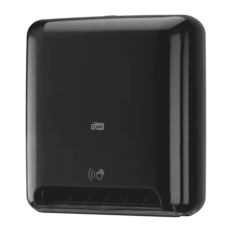 [P20801] DISPENSER HARD ROLL TOWEL BLACK TORK ELEVATION INTUIT TOUCH FREE