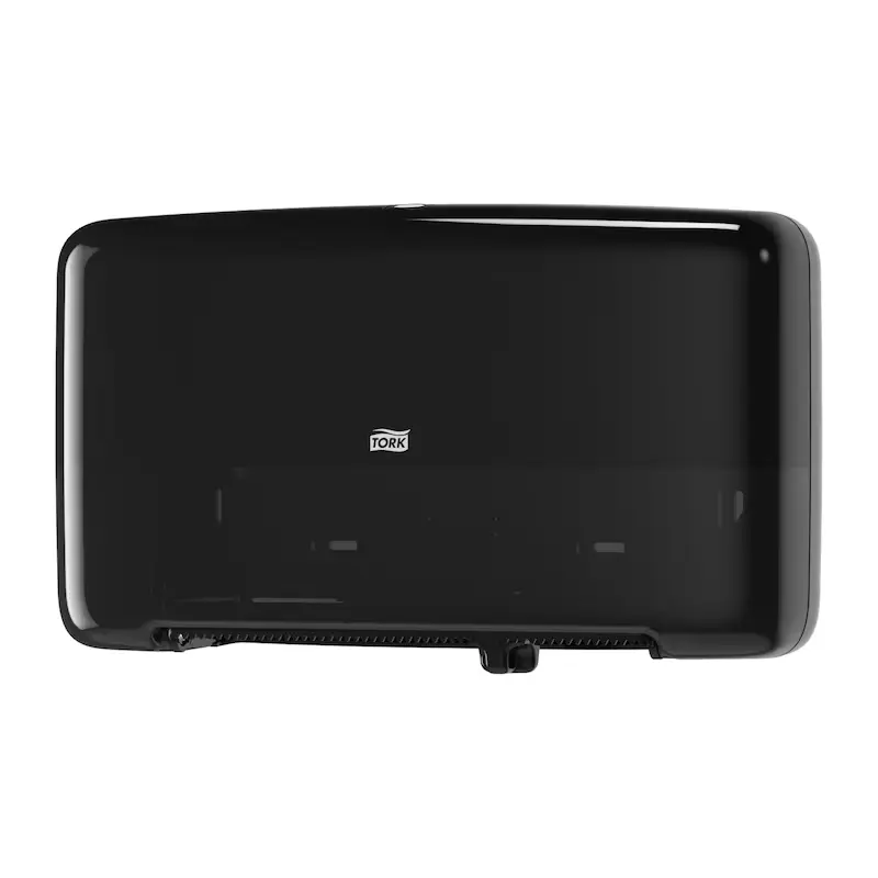 [P82082] TORK DISPENSER MINI JUMBO TWIN TISSUE BLACK 1/CS