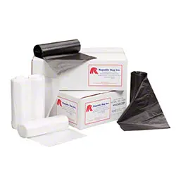 ARVL3860150K 38X60 1.5 MIL 55 GALLON BLACK LOW DENSITY CORELESS ROLL LINER 100/CS