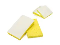 [T93611] ACS FINE BACKED SCRUBBER SPONGE YELLOW/WHITE 6.25" X 3.25" X 0.63" 20/CS