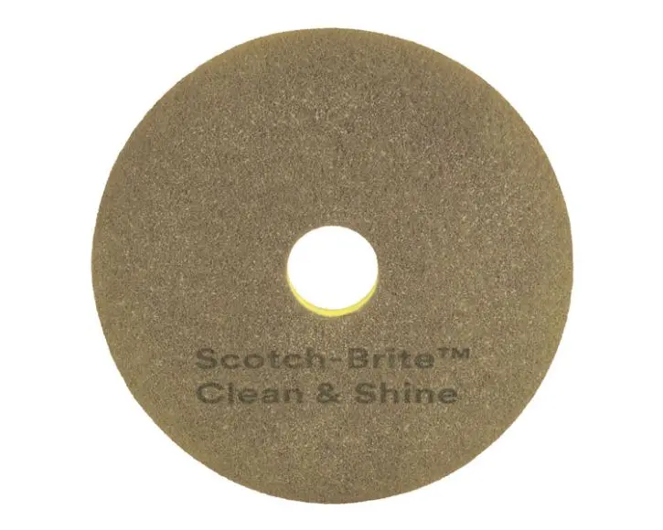 [T60124] 3M 13" CLEAN AND SHINE FLOOR PAD 5/CS