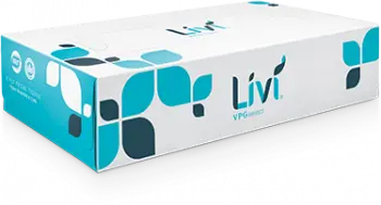 11513 LIVI VPG SELECT 2 PLY WHITE FLAT BOX FACIAL TISSUE 30/CS