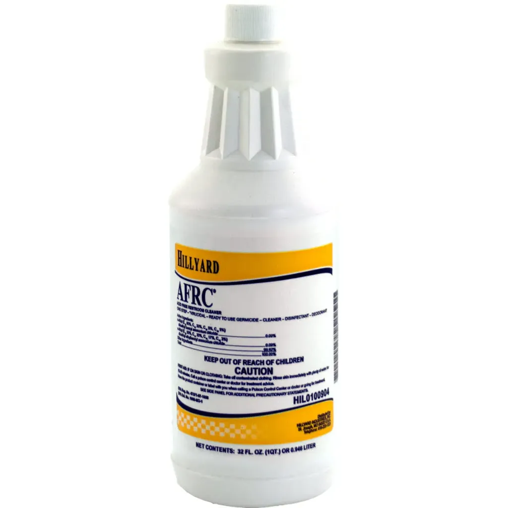 [C23150] HILLYARD AFRC ACID-FREE RESTROOM CLEANER 12 QT/CS