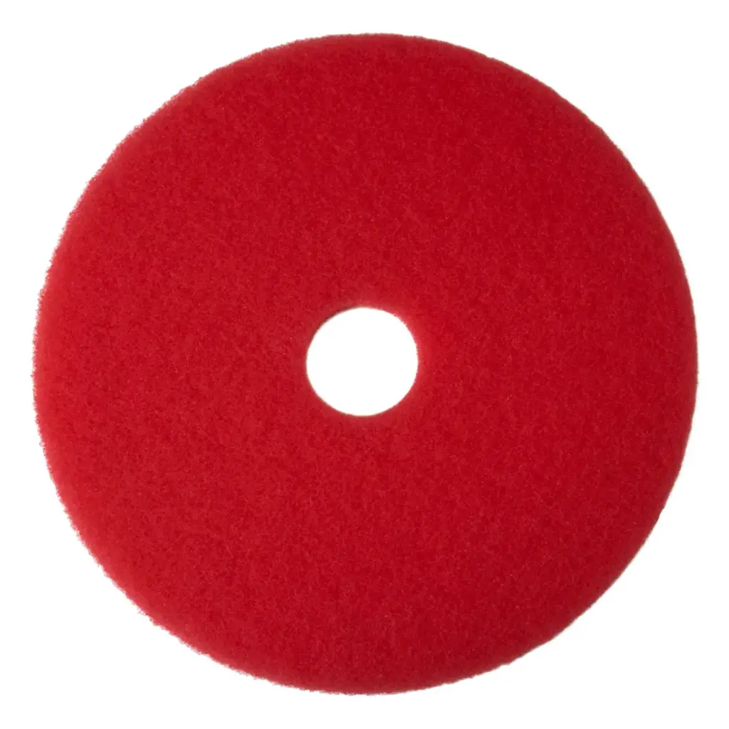 [T60110] 3M 5100 15" RED BUFFER PAD 5 EA/CS
