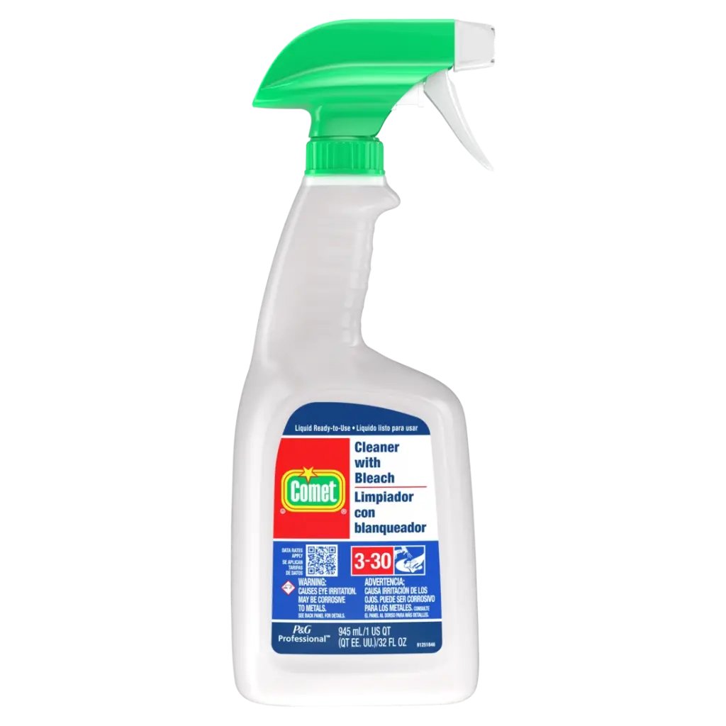 [C23442] 02287 COMET CLEANER W/BLEACH 8 QT/CS