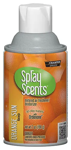 ORANGE SUN AIR FRESHENER STANDARD METERED 7 OZ CAN 12 EA/CS
