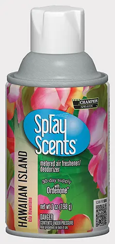 [C22543] HAWAIIAN ISLAND AIR FRESHENER STANDARD METERED 7 OZ CAN 12 EA/CS