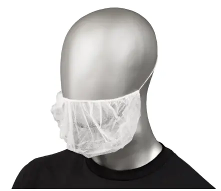 [FS5391] AMBISHIELD BEARD COVER POLYPROPYLENE WHITE 1000/CS