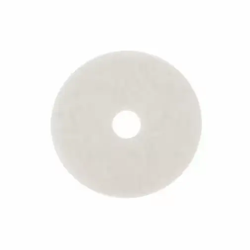 [T60101] 3M 4100 WHITE SUPER POLISH 20" WHITE FLOOR PAD 5 EA/CS